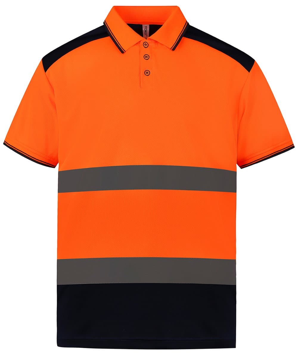 Hi-vis two-tone polo shirt (HVJ220) 2
