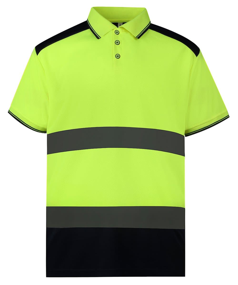 Hi-vis two-tone polo shirt (HVJ220) 3