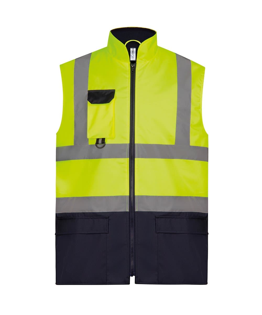 Hi-vis padded bodywarmer (HV005) 4