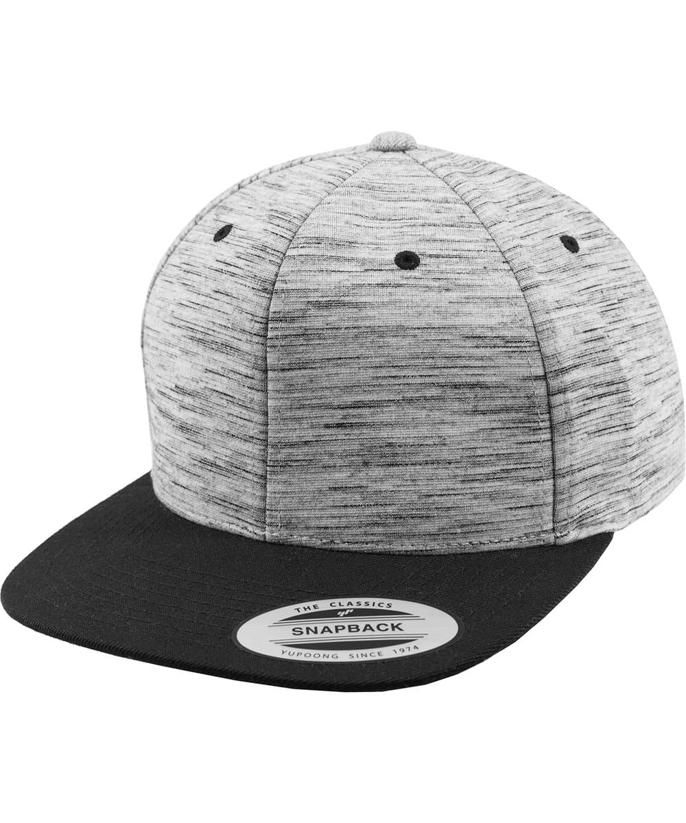 Stripes melange crown snapback (6089SC) 2