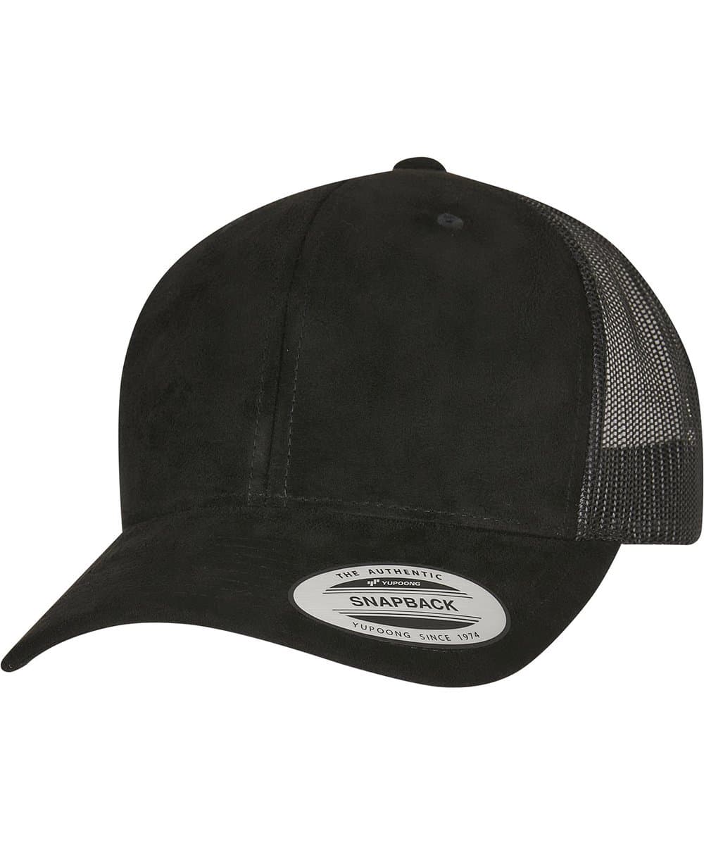 Imitation suede leather trucker cap (6606SU) 2