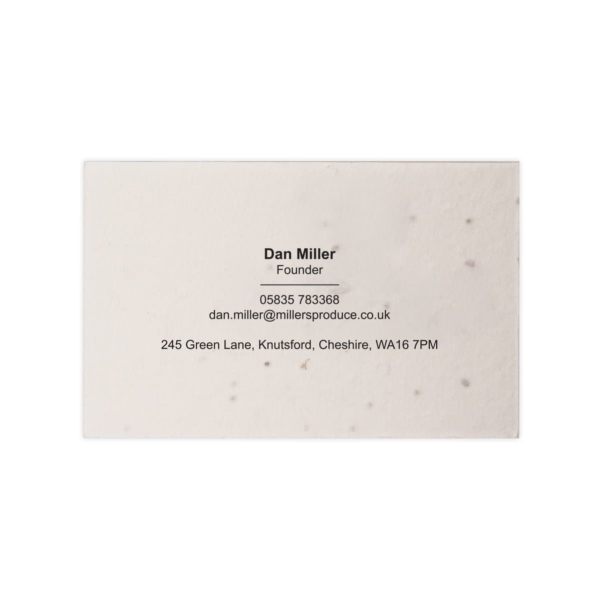 Seed Paper Business Card 3