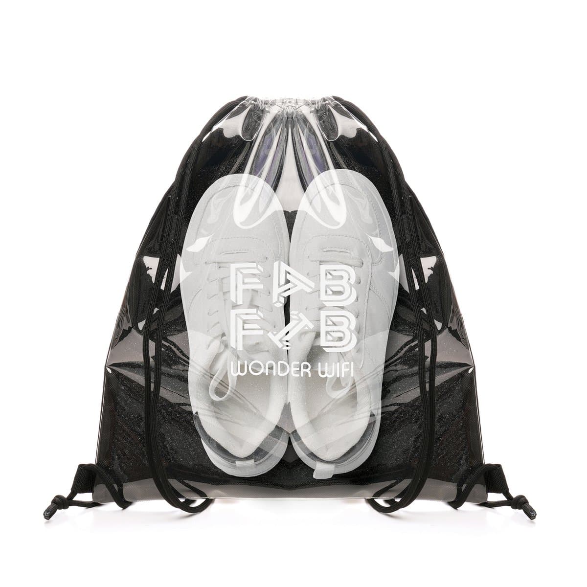 Transparent Fabric Drawstring Bag 2