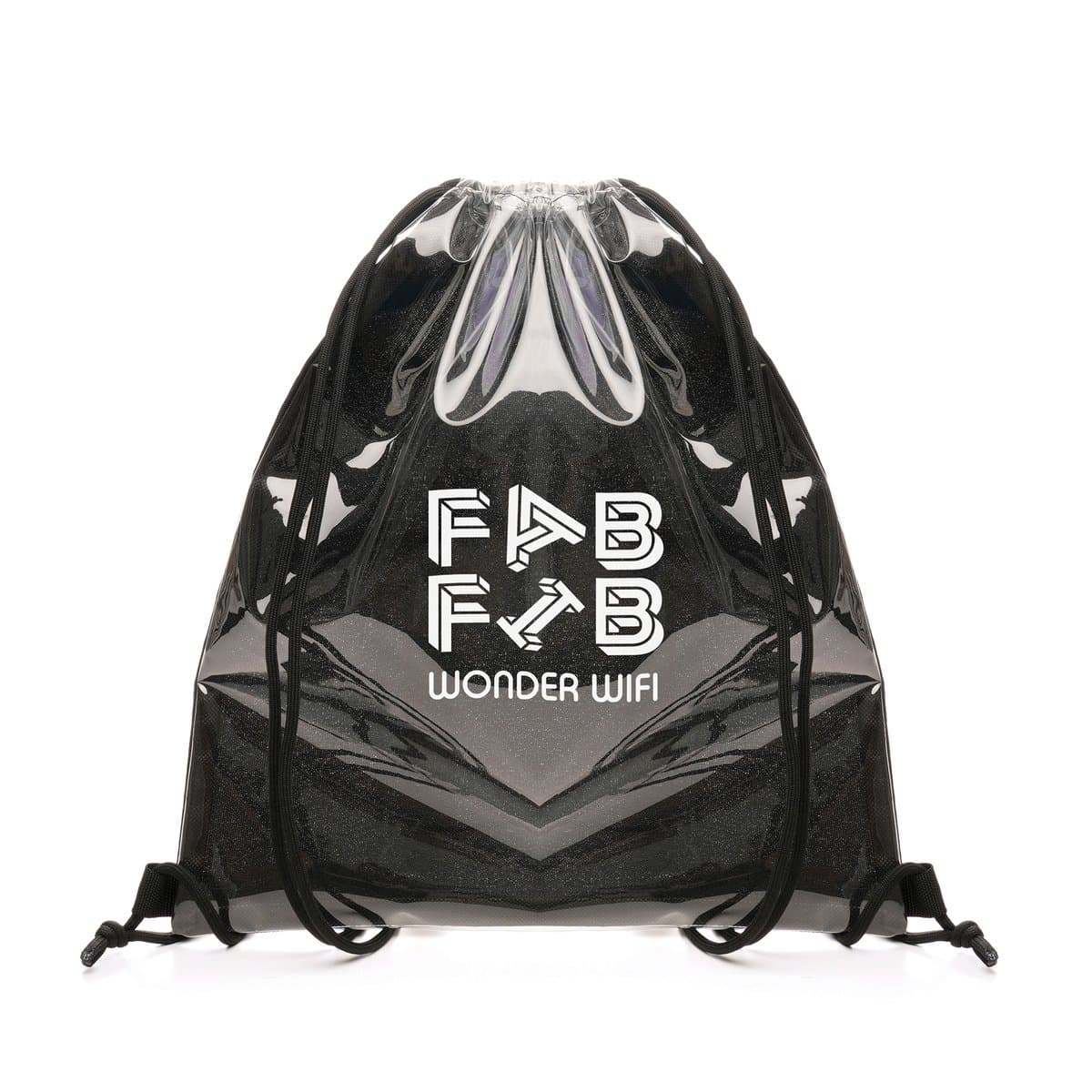 Transparent Fabric Drawstring Bag 4