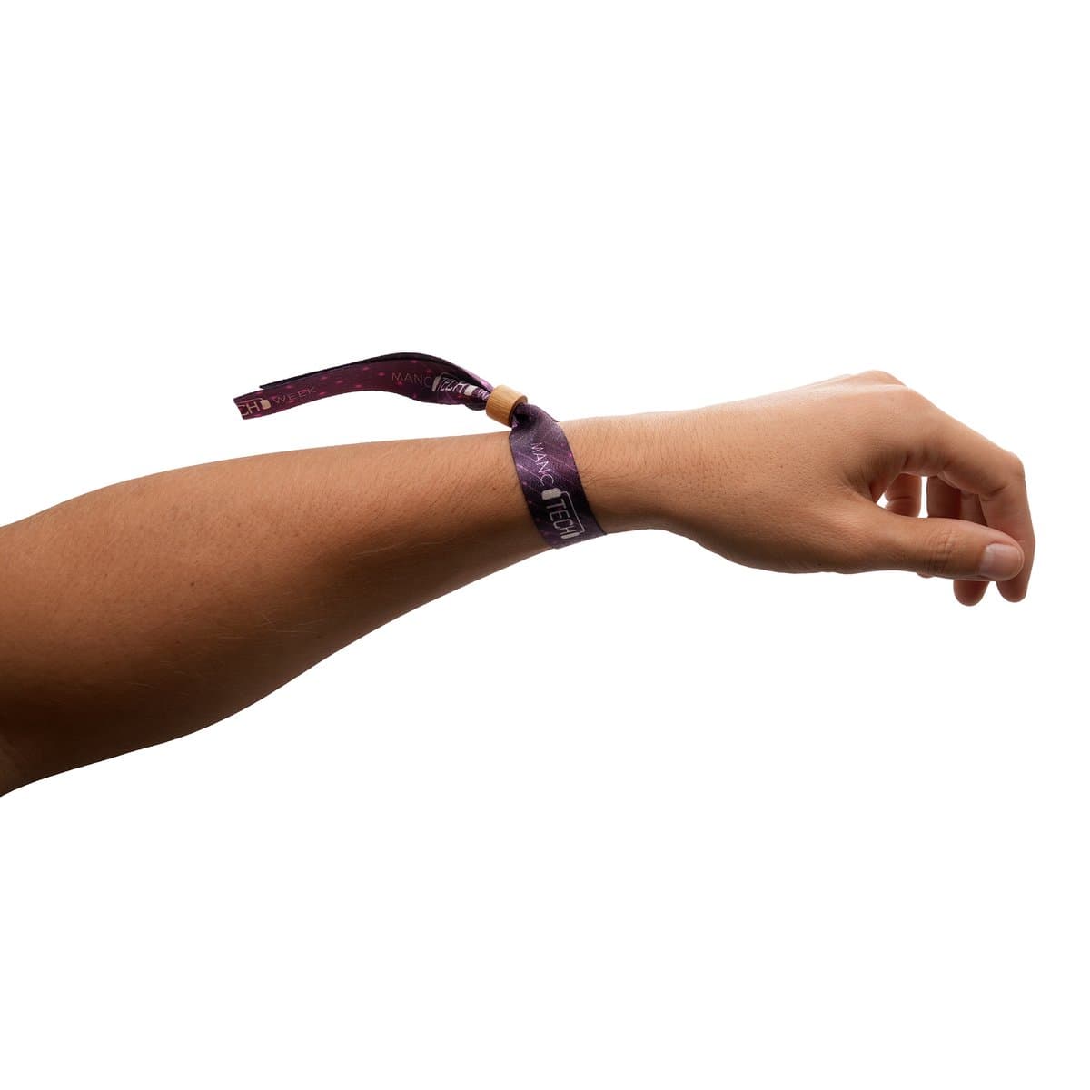RPET Wristband With Wooden bead 3