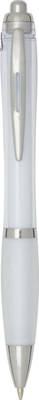Nash RCS recycled plastic ballpoint pen with coloured barrel and grip (blue ink)