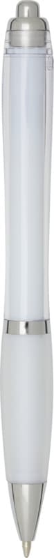 Nash RCS recycled plastic ballpoint pen with coloured barrel and grip (black ink) 3