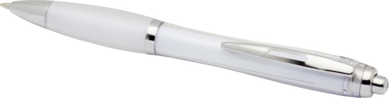 Nash RCS recycled plastic ballpoint pen with coloured barrel and grip (black ink) 4