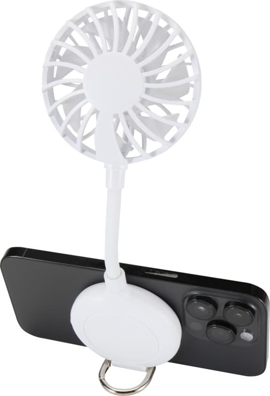 Ventio recycled plastic magnetic portable fan