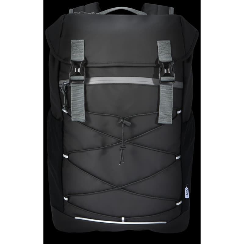 Aqua 15.6" GRS recycled water resistant laptop backpack 23L 4