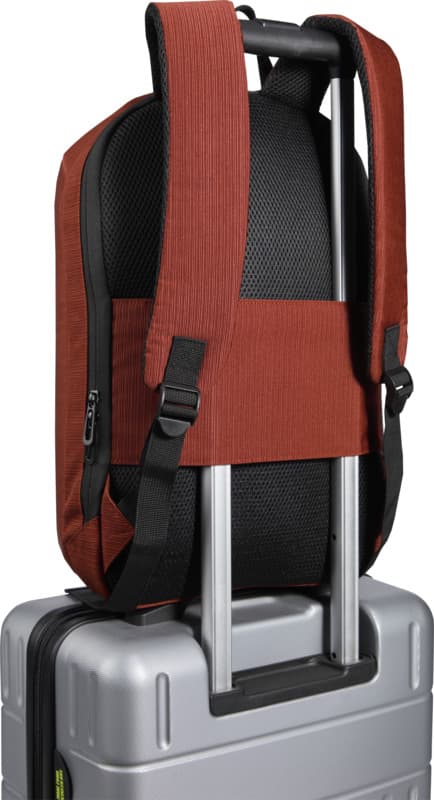 Luma 15" GRS recycled anti-theft laptop backpack 10L 4