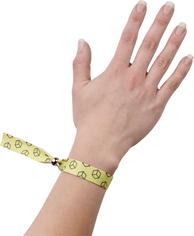 Evi recycled PET festival bracelet with metal closure 3