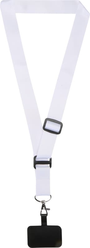 Lyra RPET sublimation adjustable lanyard with phone holder 2