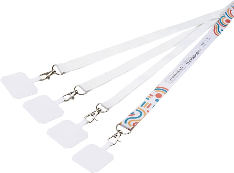 Addie sublimation lanyard with phone holder and safety breakaway  5