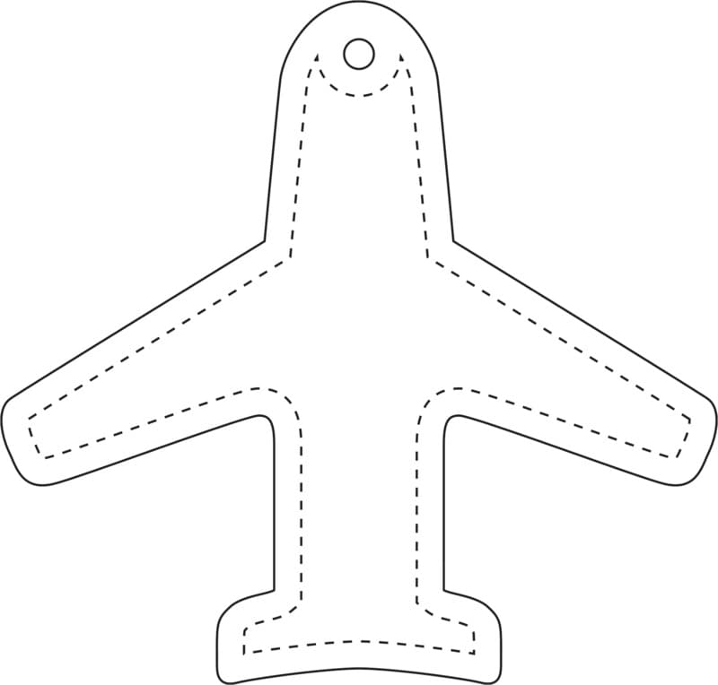 RFX™ H-09 plane reflective TPU hanger 3