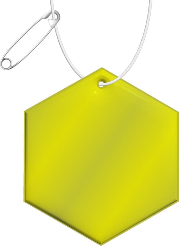 RFX™ H-12 hexagon reflective TPU hanger 5