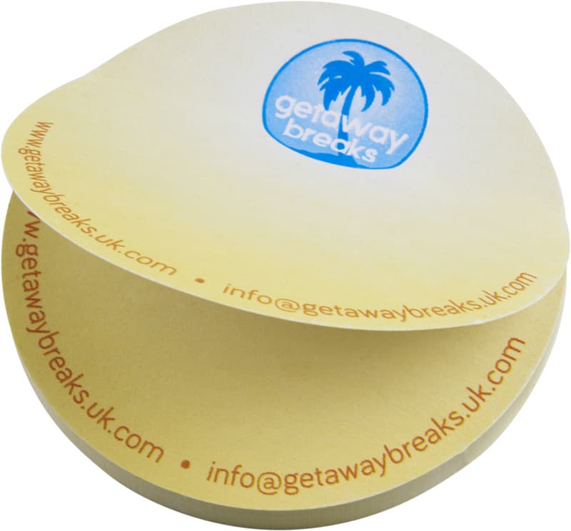 Sticky-Mate® circle-shaped recycled sticky notes 3