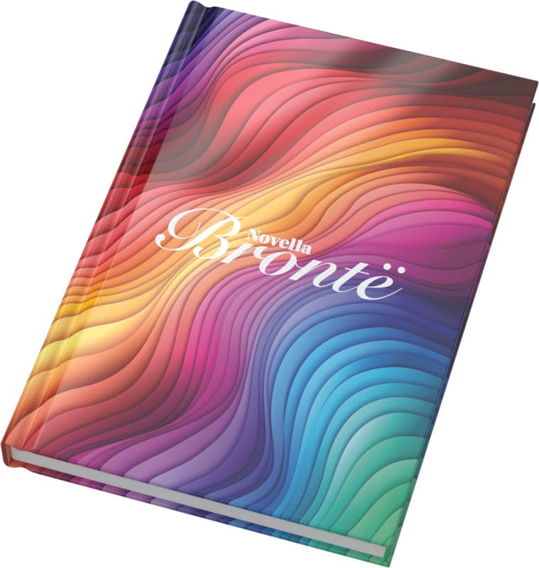 Novella Brontë A5 glossy hard cover notebook - 100 sheets