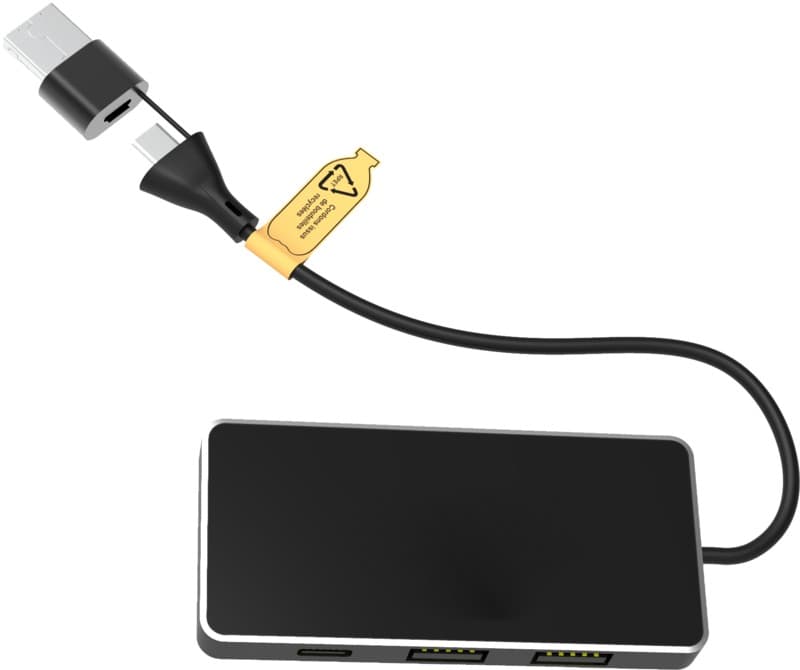 SCX.design H20 8-in-1 USB hub with dual input and 6-ports 2