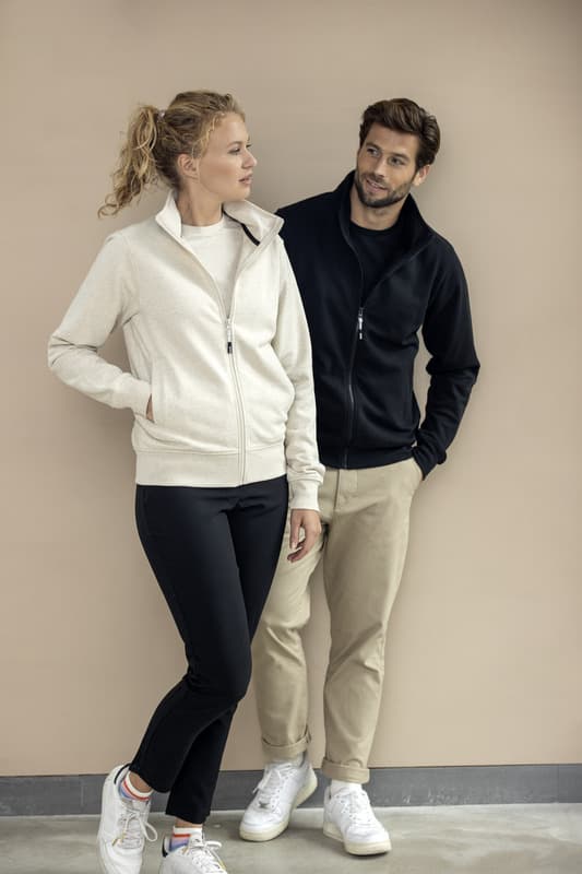 Galena 320 g/m2 unisex Aware™ recycled full zip sweater 4
