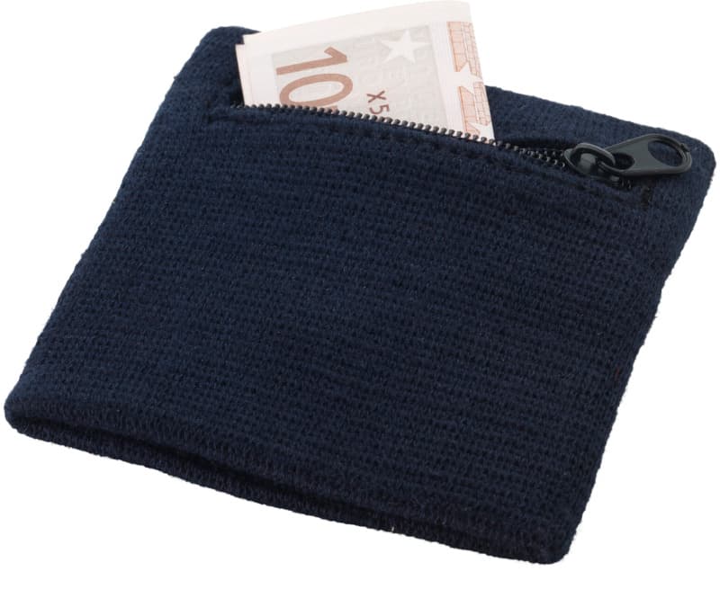 Brisky performance wristband with zippered pocket 4