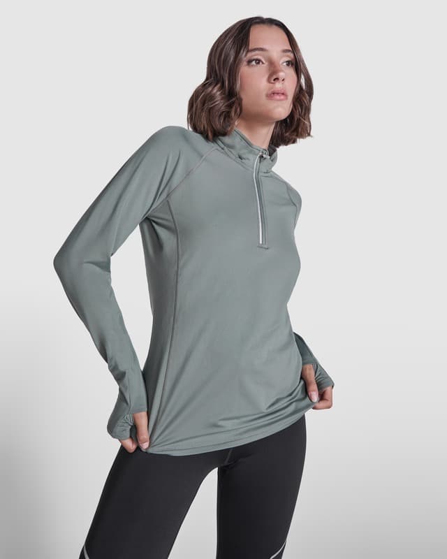 Estambul 200 g/m² long sleeve women's half zip sweatshirt 3