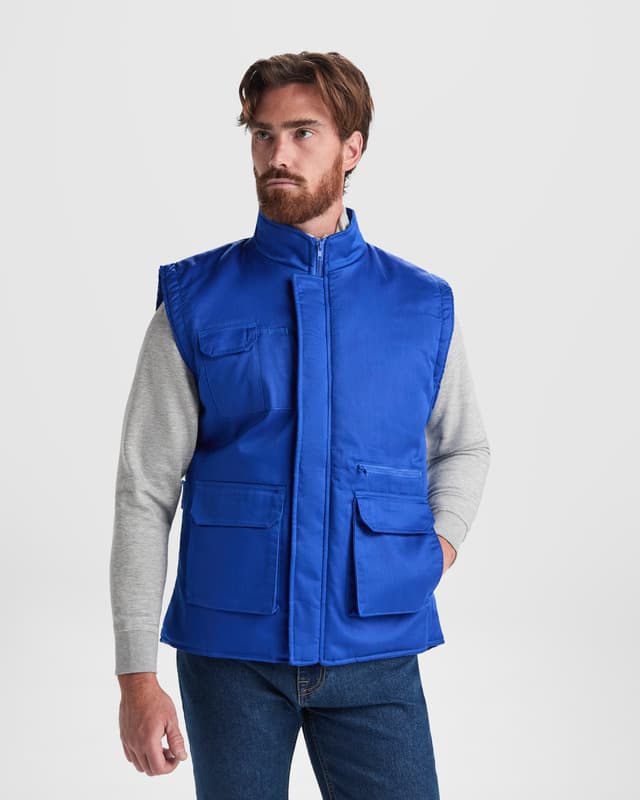 Almanzor multi-purpose workwear bodywarmer with high neck 5