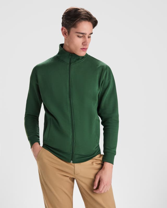 Ulan 280 g/m² unisex full zip sweater 4