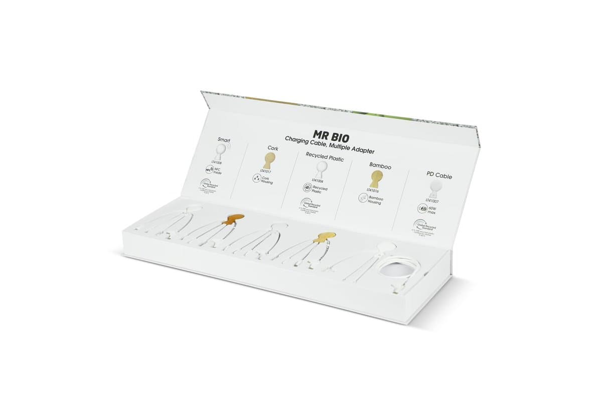 Mr. Bio Charging cable Variety Presentation Box 4
