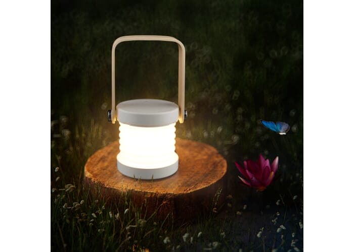 Coollux multifunctional LED lamp with bamboo handle 2