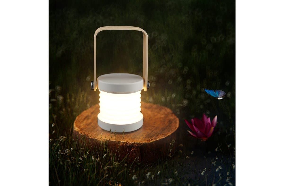 Coollux multifunctional LED lamp with bamboo handle 3