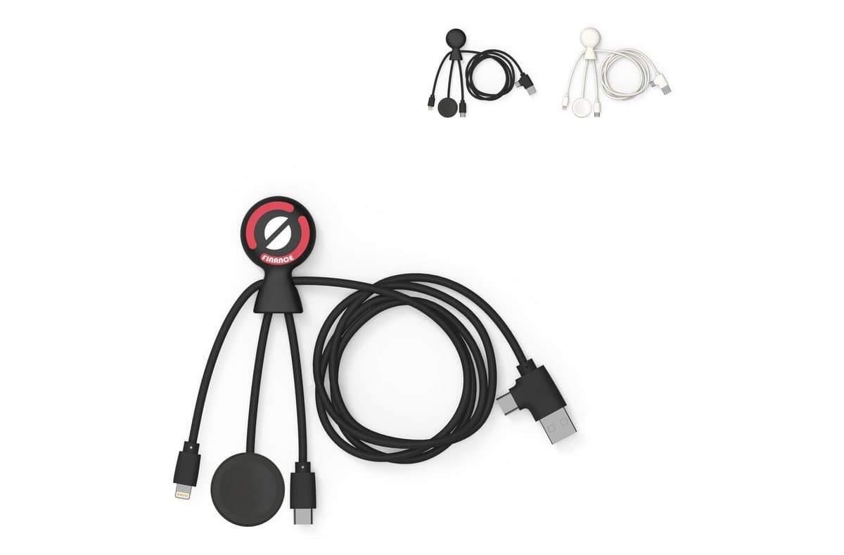 Xoopar Mr. Bio Long Multi Cable for Apple/Samsung Watch 1 Meter