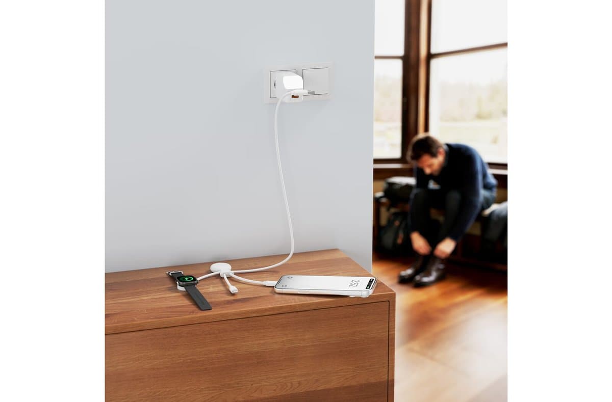 Xoopar Mr. Bio Long Multi Cable for Apple/Samsung Watch 1 Meter 5