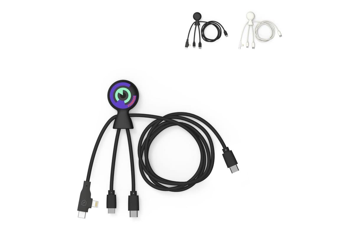 Xoopar Mr. Bio Long Multi Cable USB-C 1 Meter