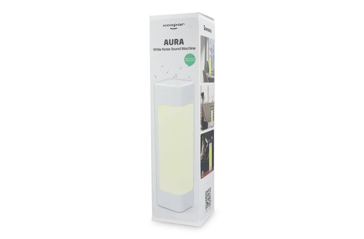 Xoopar Aura White Noise Speaker Made of Recycled Plastic 4
