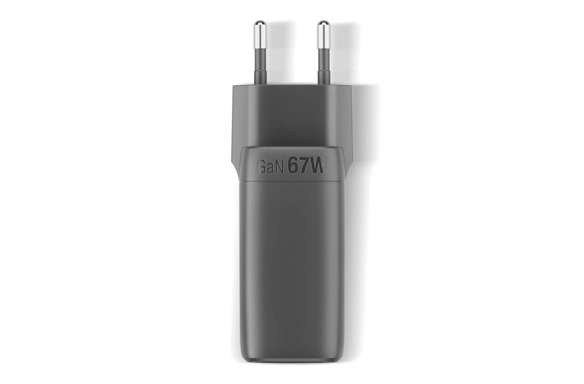 Fresh 'n Rebel 67W Laptop Fast Charger GaN USB-C & USB-A 4
