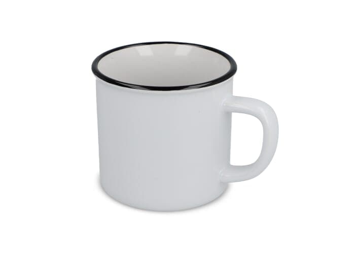 Enamel style ceramic mug 280ml 2