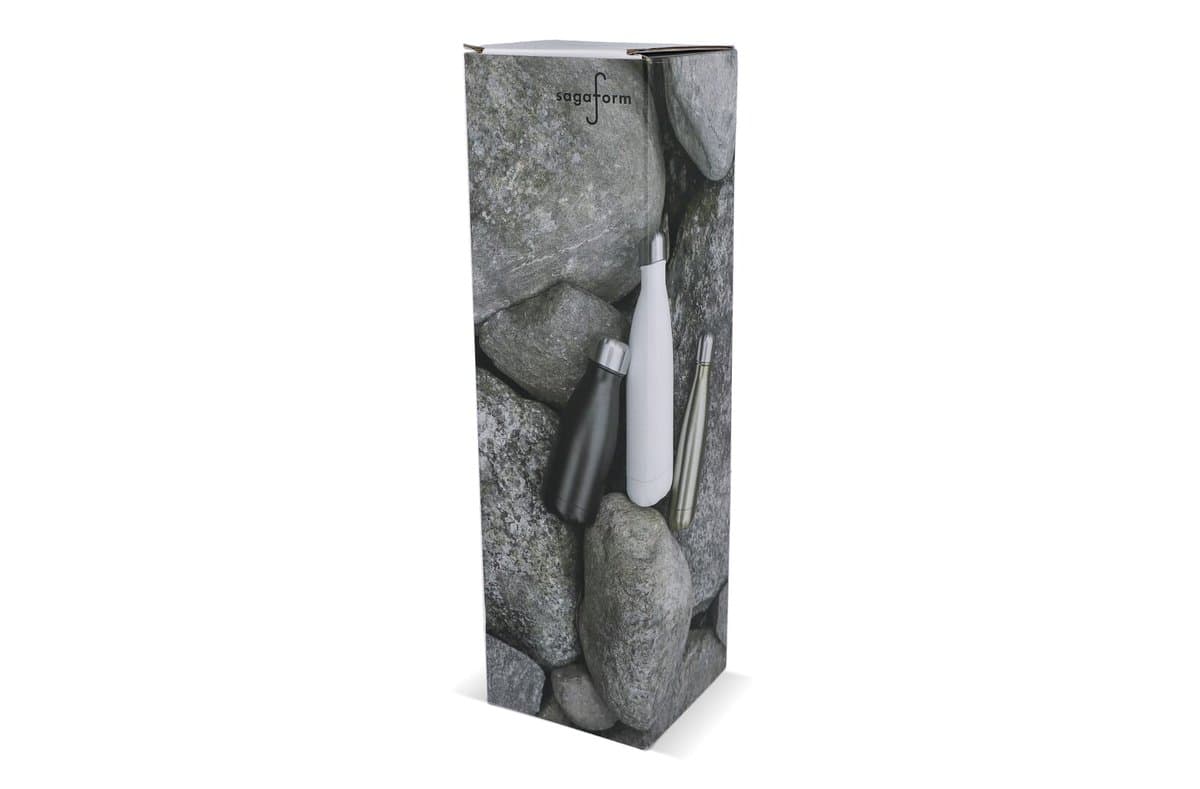 Sagaform Nils steel bottle Chrome 500 ml 4
