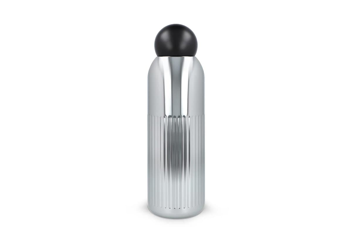 Sagaform Tekla steel bottle chrome (recycled) 500 ml 5