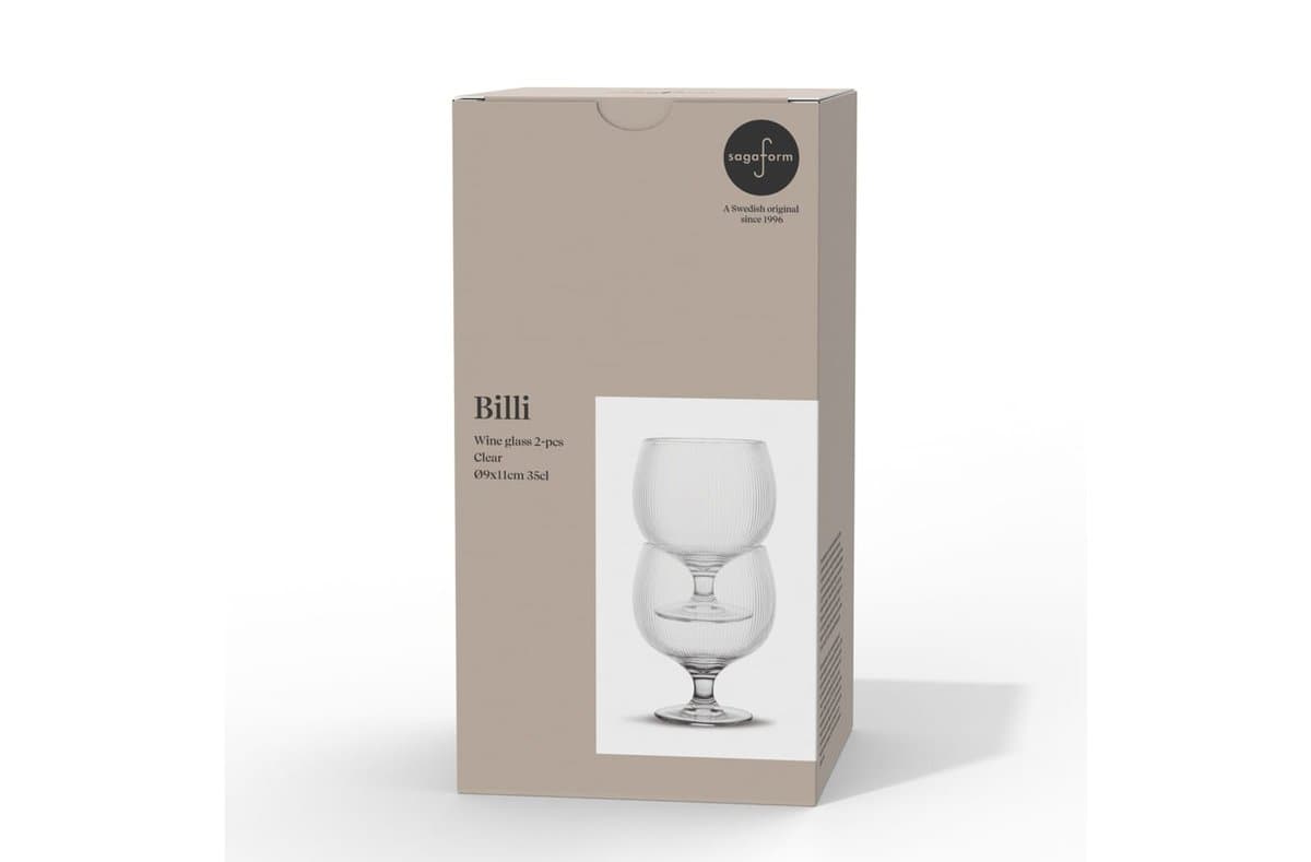 Billi wine glass set of 2 4