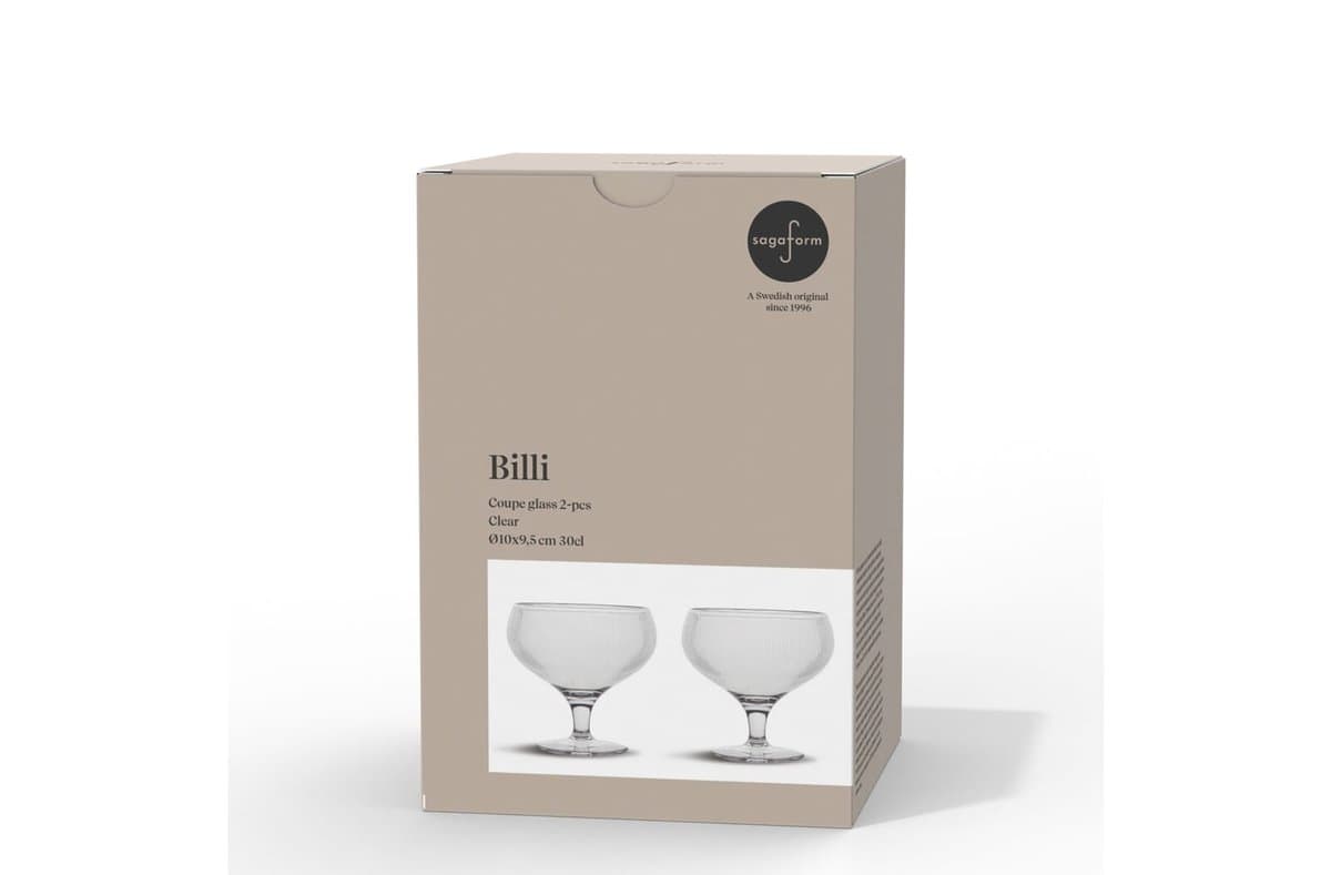 Billi coupe glass set of 2 4
