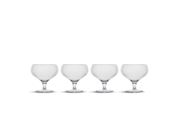 Billi coupe glass set of 4 2