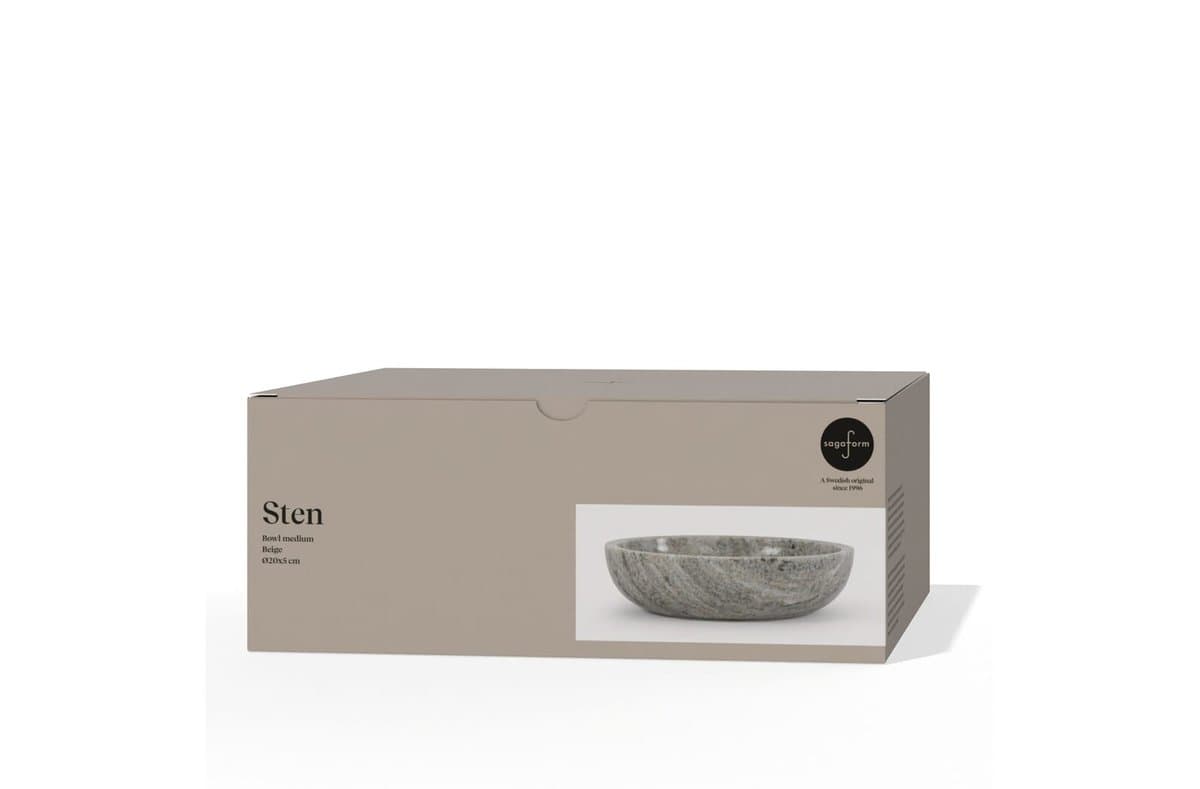 Sagaform Sten Travertine Marble Bowl 4