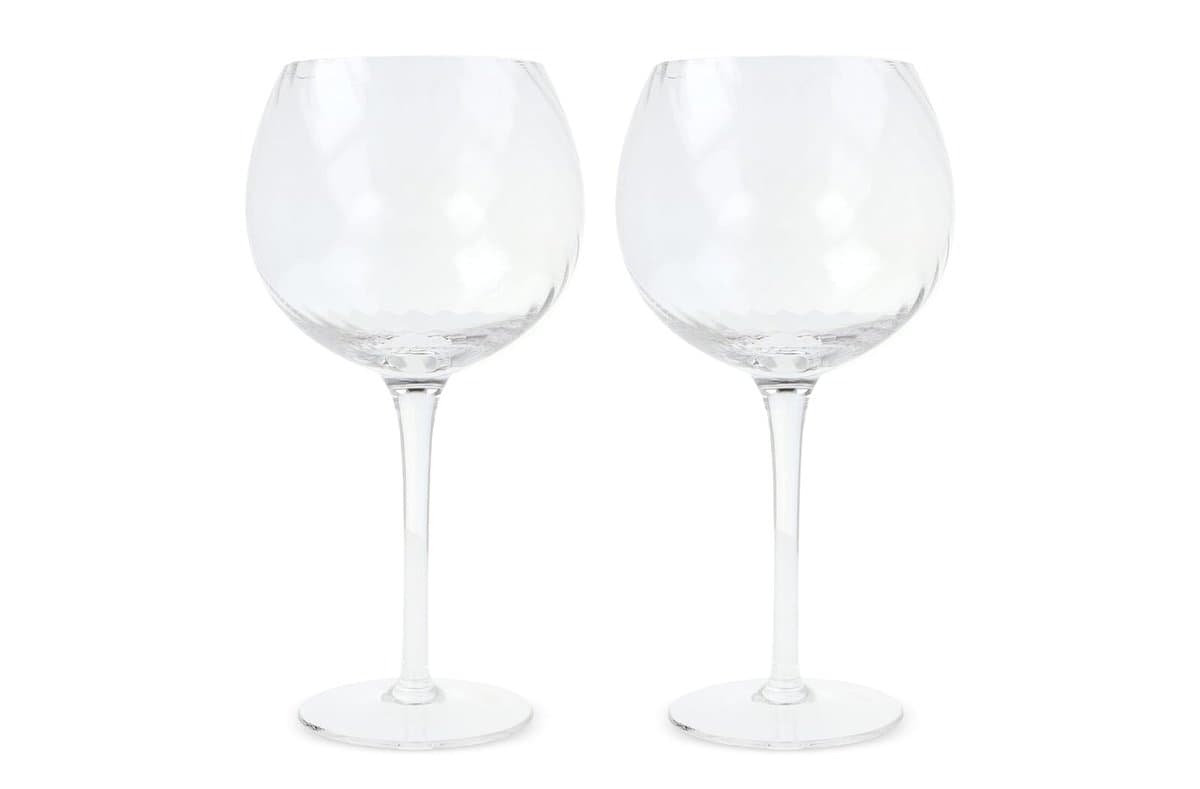 Byon Opacity set of 2 wineglasses with stylish glass pattern 470ml 3