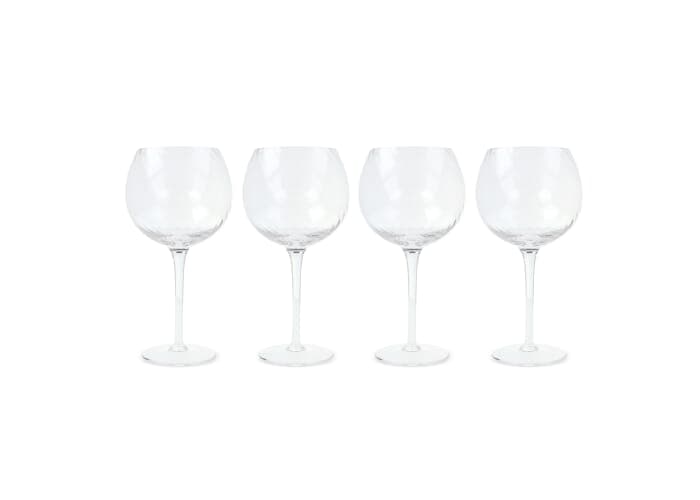 Byon Opacity set of 4 wineglasses with stylish glass pattern 470ml 2