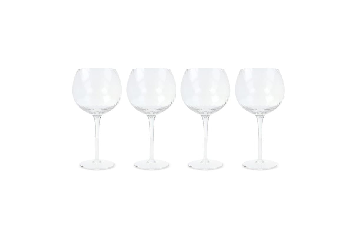 Byon Opacity set of 4 wineglasses with stylish glass pattern 470ml 3