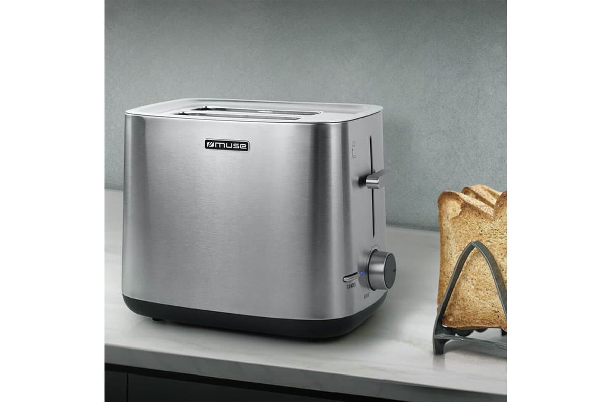 MS-115|Muse Toaster Stainless Steel 4