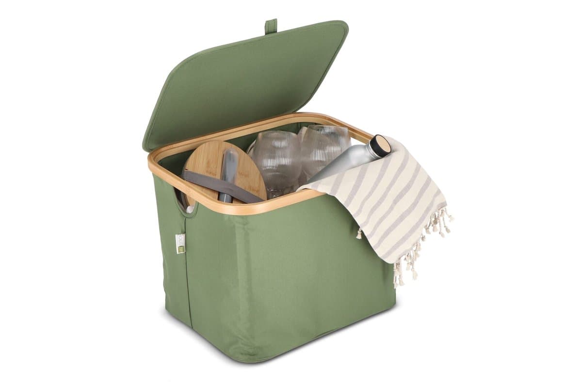 InSideOut folding basket with lid Sogne 40.5 x 33 x 30cm rPET 5