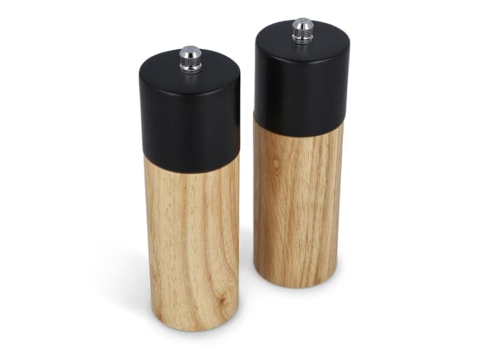 InSideOut Wooden Salt and Pepper Mill set 2