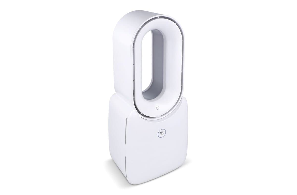 InSideOut Bladeless Soft Wind Fan Brislux with LED Light 3